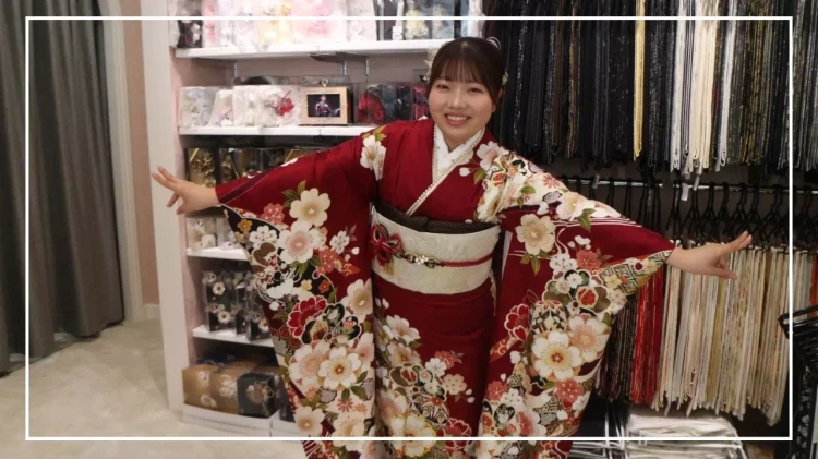 TAKAZEN神戸店の前撮り撮影会に参加された2027年成人式の王道赤色古典お振袖のお嬢様のご紹介