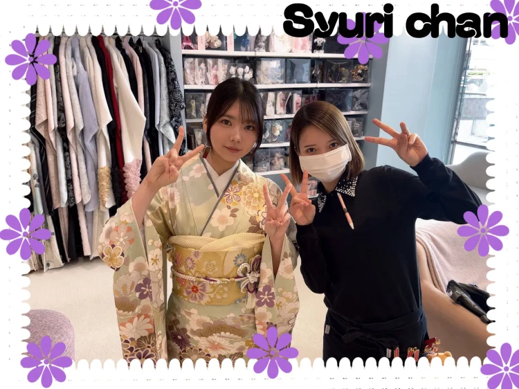 堺市北区の結婚式用2回目レンタル振袖お客様のコーディネートご紹介