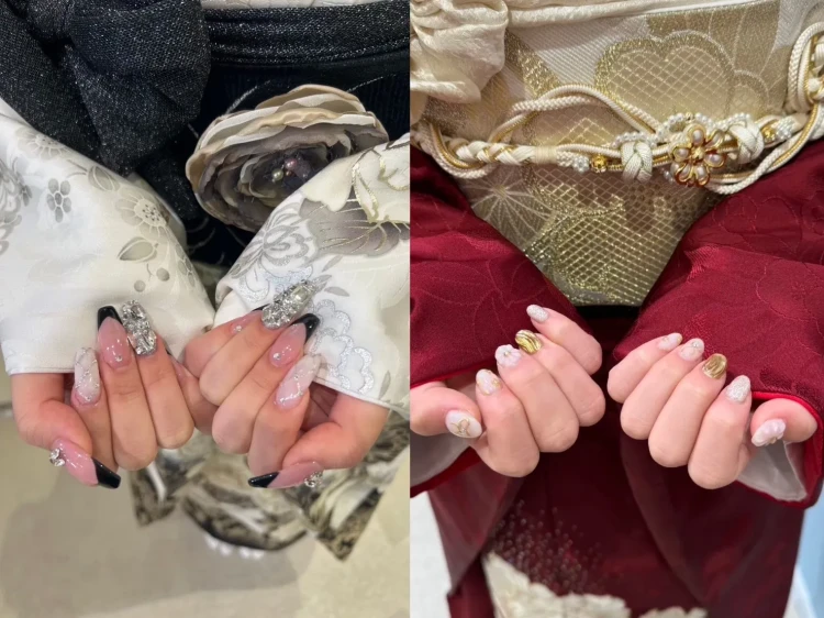成人式かわいいネイル特集