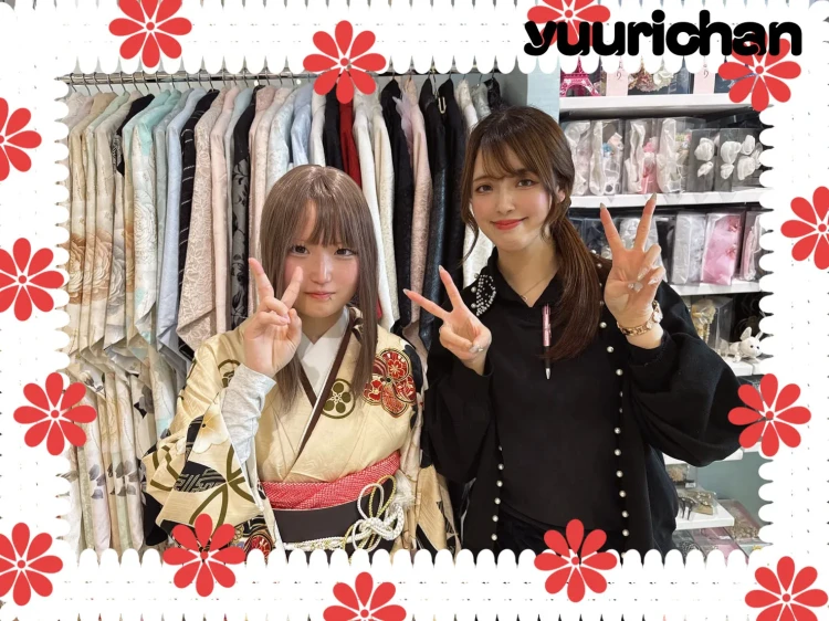 堺市西区の2028年成人式に参加されるお嬢様の着物メーカーブランド(玉城ティナ)のお振袖コーディネートご紹介