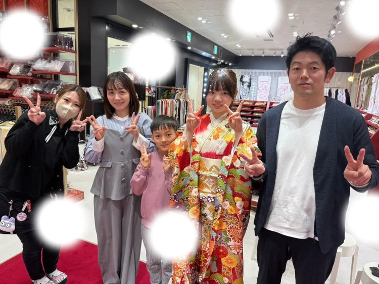 大阪梅田で正統派古典の振袖
