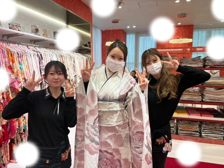 成人式　前撮り　梅田　振袖レンタル　モード　かわいい　イマドキ　