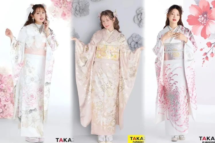 TAKAZEN奈良店の新作振袖をまとめた写真