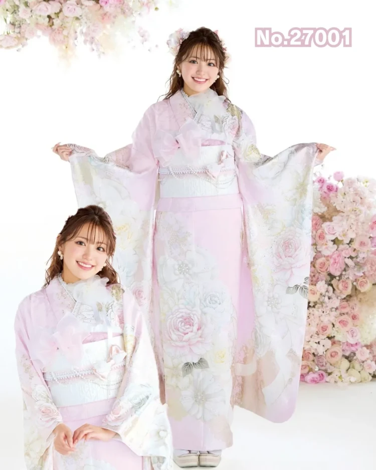 TAKAZENオリジナルのコスメカラー振袖のご紹介！！