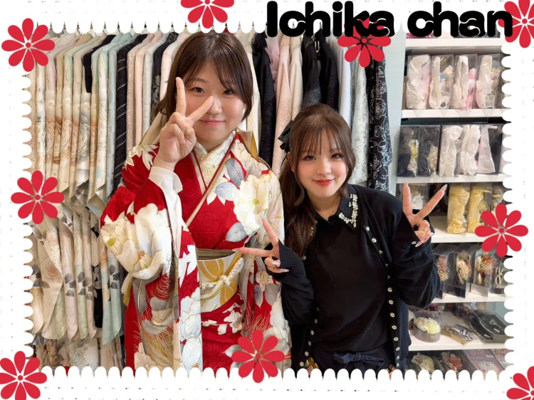 堺市美原区の2028年成人正統派古典振袖のご来店姫ちゃんのコーディネート