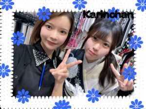 TAKAZEN堺店にご来店頂いたネイビーの古典柄お振袖に決定されたお客様コーデ