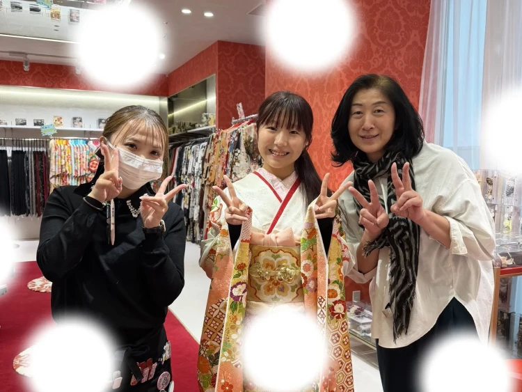 【大阪・梅田・豊中市で振袖をお探しの方】♡19日　大阪梅田でプレミアム古典で高級なお振袖姫ちゃん♡お振袖姫ちゃんTAKAZEN大阪梅田本店♡
