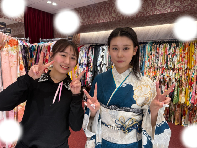 3日　東京・渋谷区・港区で振袖レンタルをお探しの方へ❤️‍🔥上品な青色お振袖姫ちゃんのご紹介❤️‍🔥【TAKAZEN東京表参道店Flagship】