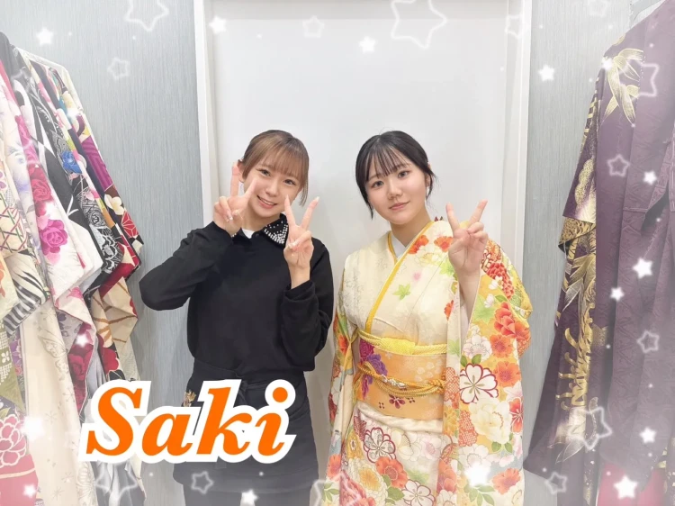 TAKAZEN橿原店のコラム。華やかな古典柄のお振袖のお客様