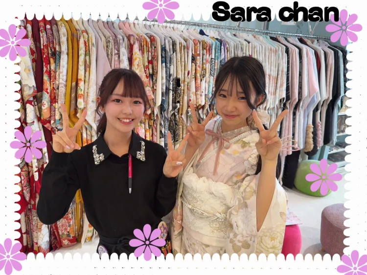 ♡2029年成人!くすみ振袖のかわいいご来店姫ちゃん♡