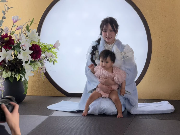 フォトコンテストグランプリのはづきちゃんの撮影