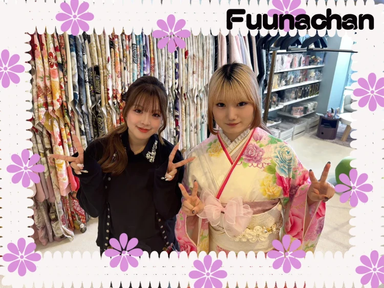 岸和田市の2028年成人に参加されるお嬢様のキュート＆ガーリー振袖のコーデ紹介