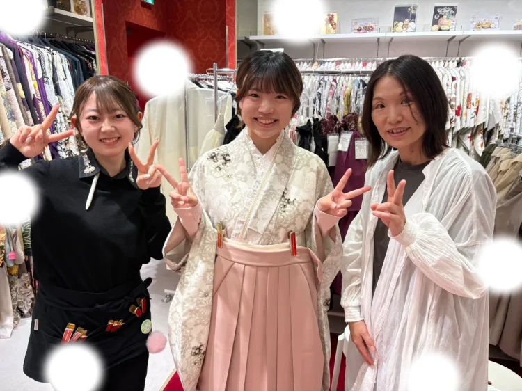 卒業式　袴　くすみカラー　TAKAZEN