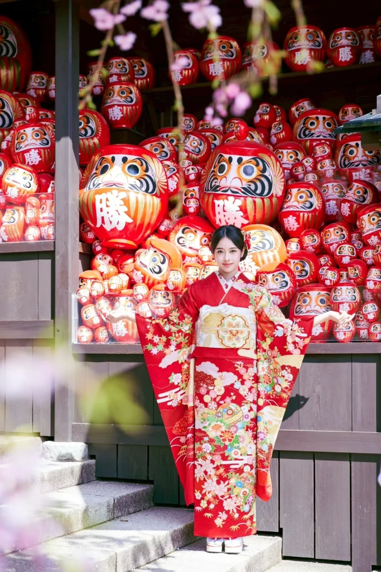 大阪梅田　成人式振袖レンタル　天翔天音　勝尾寺　