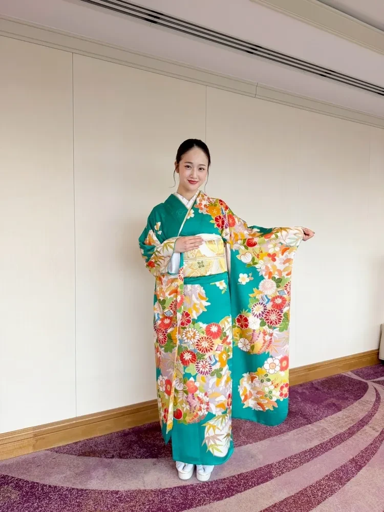 下鴨神社にて天翔愛ちゃんご着用のプレミアム古典振袖