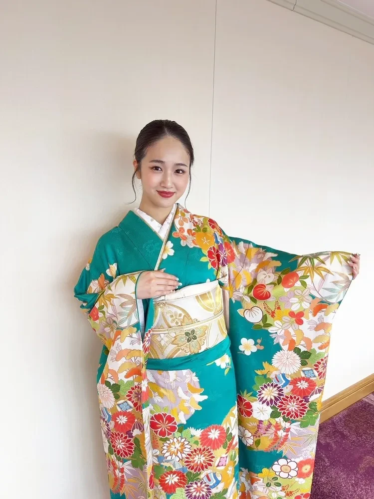 下鴨神社にて天翔愛ちゃんご着用のプレミアム古典振袖