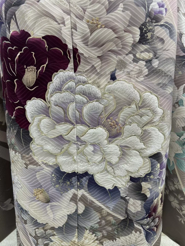 TAKAZEN姫路店　振袖　成人式　古典　牡丹柄　桜田ひより×aoi　薄ピンク　綺麗め古典柄
