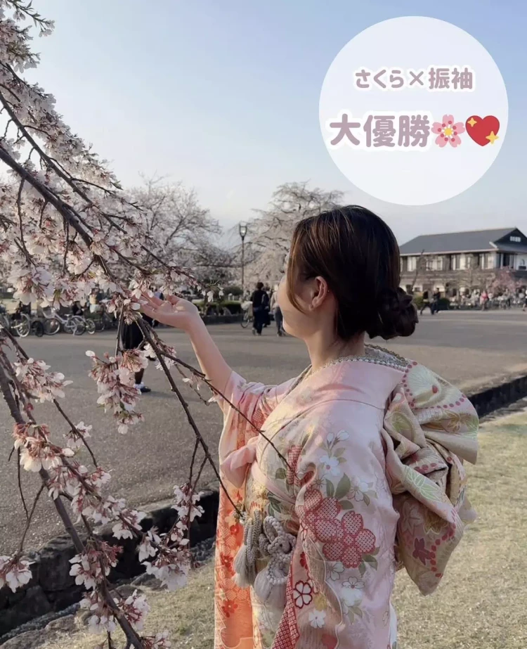 TAKAZEN姫路店　振袖　成人式　古典　オリジナル振袖　可愛い振袖　おしゃれ振袖　イマドキ振袖　姫路城振袖　振袖でお出かけ