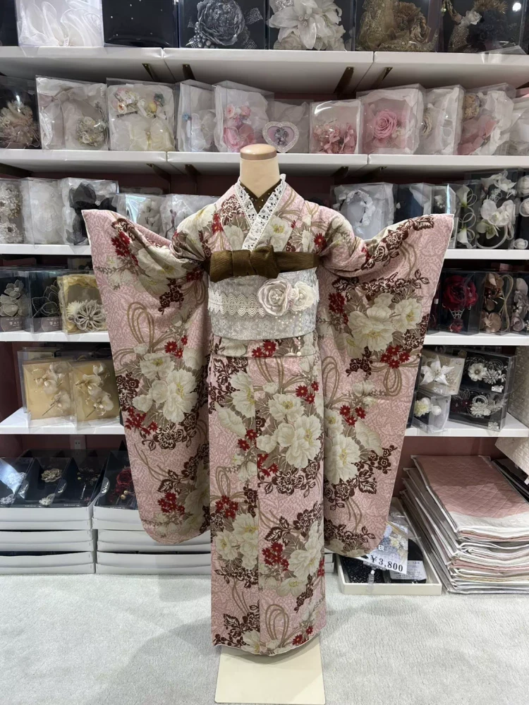 TAKAZEN姫路店　姫路市　成人式　振袖　アンティーク　レトロ振袖　大正レトロ