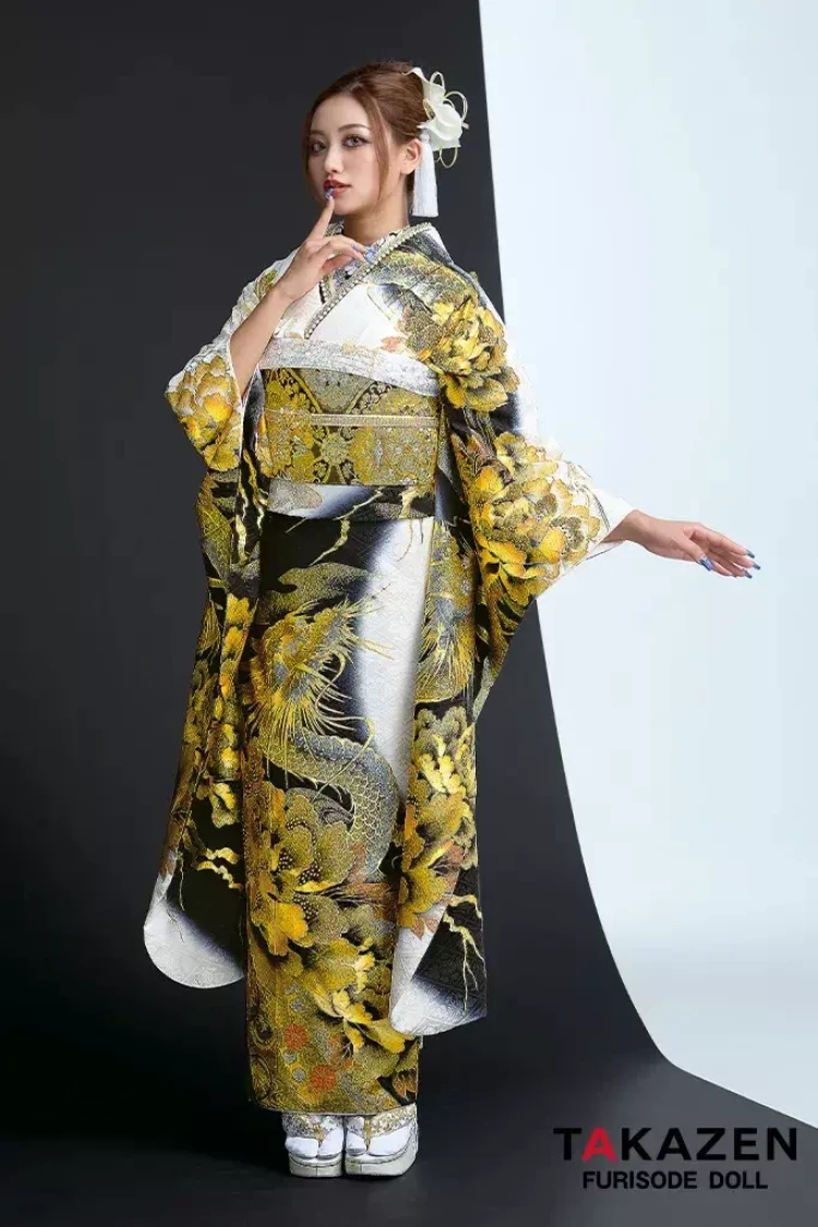 TAKAZEN神戸旧居留地いかつくて渋いジャパンモード振袖紹介