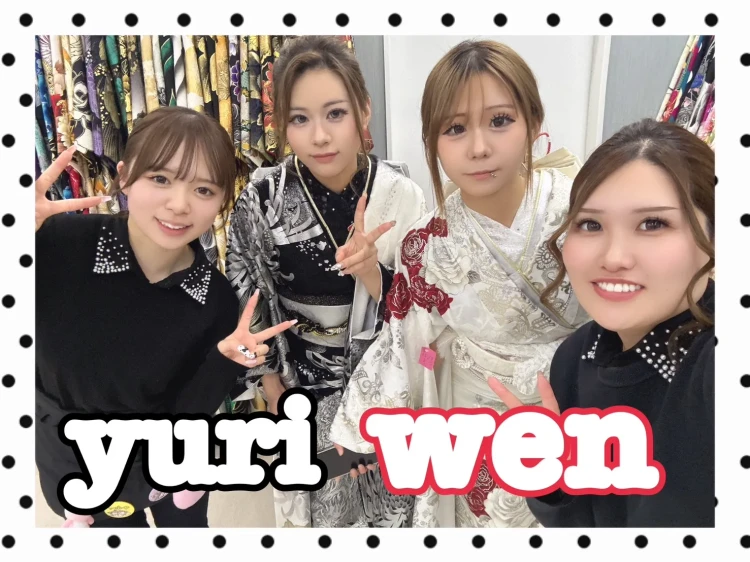 ♡2028年成人 TAKAZENオリジナルのキラキラいっぱい友達同士お振袖姫ちゃん♡