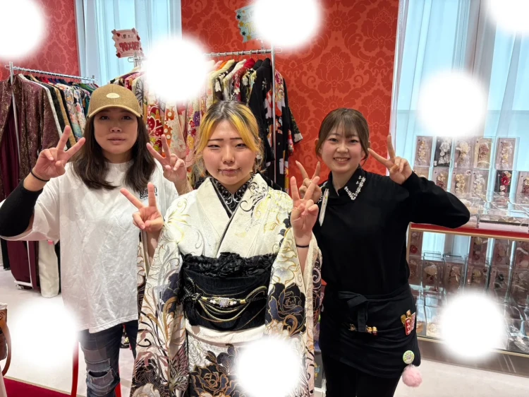 成人式振袖レンタル　大阪梅田　フォトプラン　モード振袖