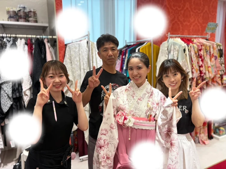 卒業式　TAKAZEN　袴レンタル