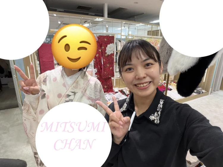 TAKAZENオリジナルのヘップバーンシャネルカラーでホワイトピンクのかわいいお振袖に決定の2027年成人姫ちゃん