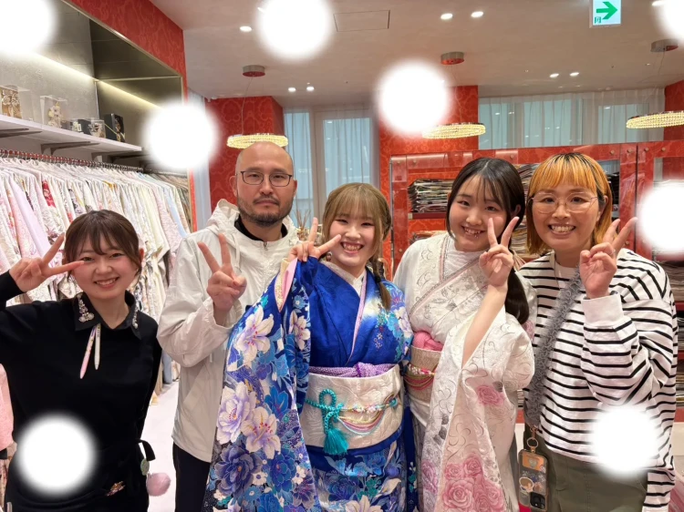 成人式　前撮り　梅田　振袖レンタル　袴レンタル　家族写真　前撮り撮影会
