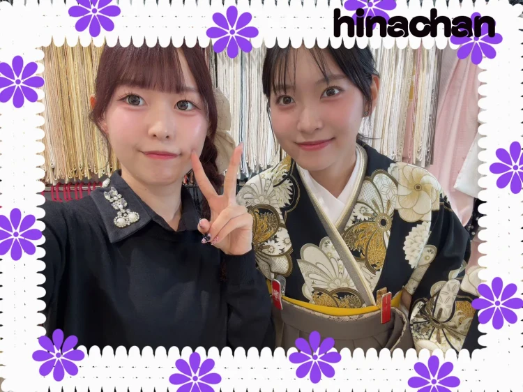 2027年卒業式に参加されるお嬢様の中村里砂ちゃん袴コーデご紹介