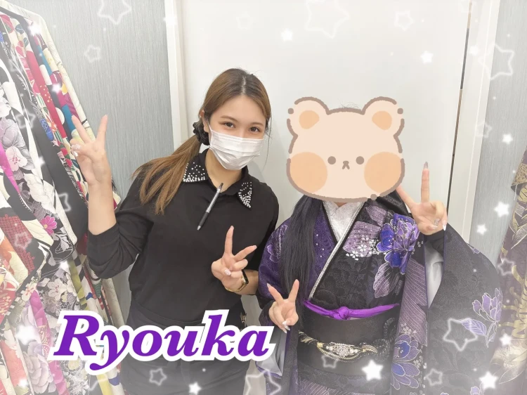 TAKAZEN橿原店にご来店頂いた2028年成人のTAKAZENオリジナルキラキラモードお客様コーデ