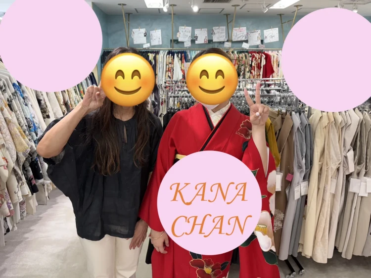 2027年成人でヴィンテージのお振袖を探して来店してくれた成人姫ちゃん