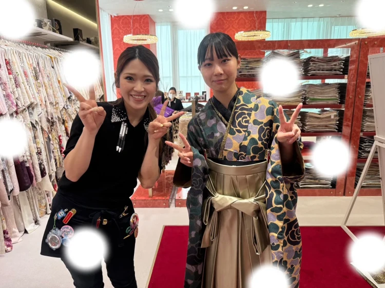 卒業式　袴　梅田　ヴィンテージ　TAKAZEN