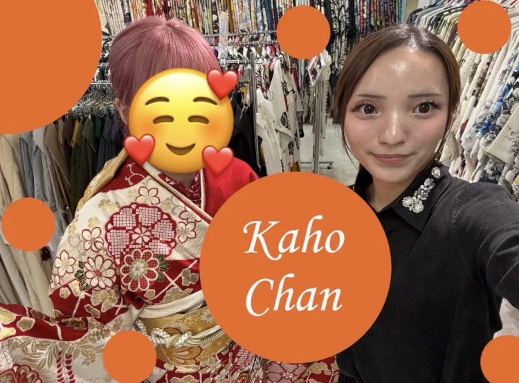 タカゼン心斎橋に来店しコーディネートを決定された2028年成人姫ちゃんとスタッフのツーショット