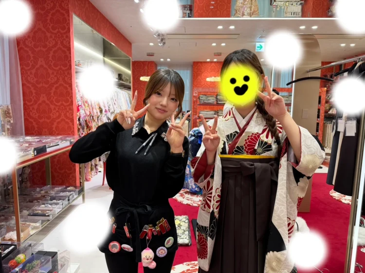 　卒業式　TAKAZEN 袴レンタル　古典柄　袴