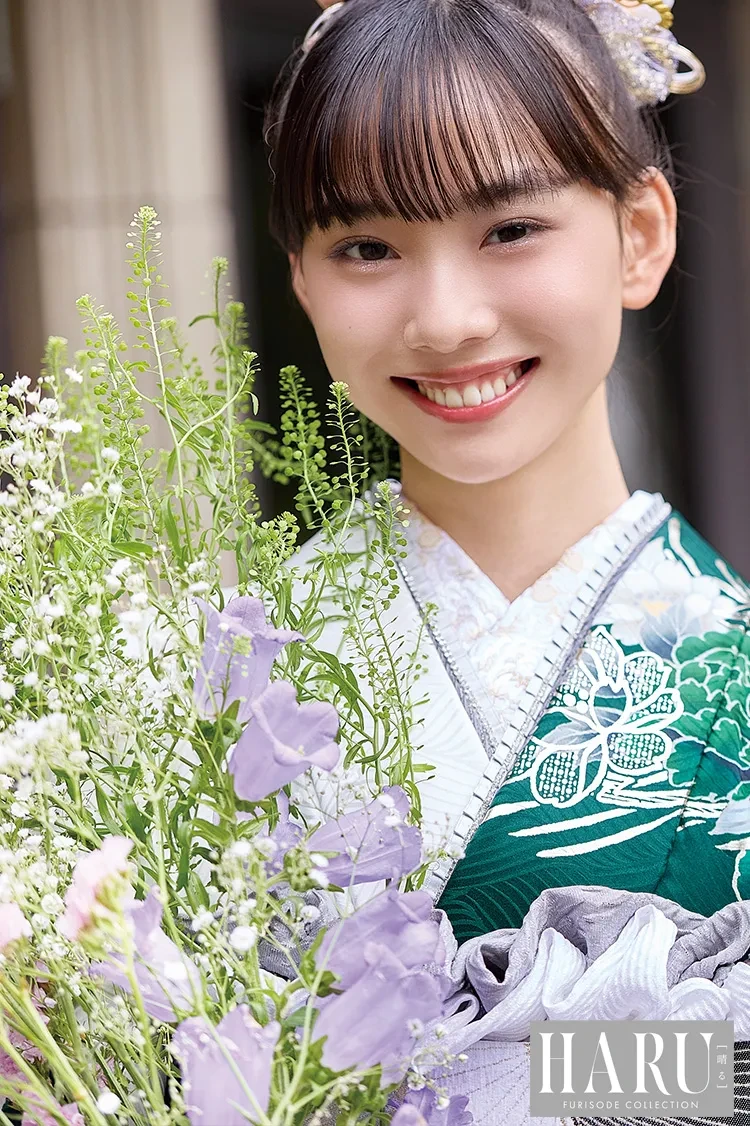 TAKAZENのレンタル振袖 正統派古典 牡丹柄 緑/グリーン 豪華 華やか 清楚 王道古典振袖【通販可】K1336