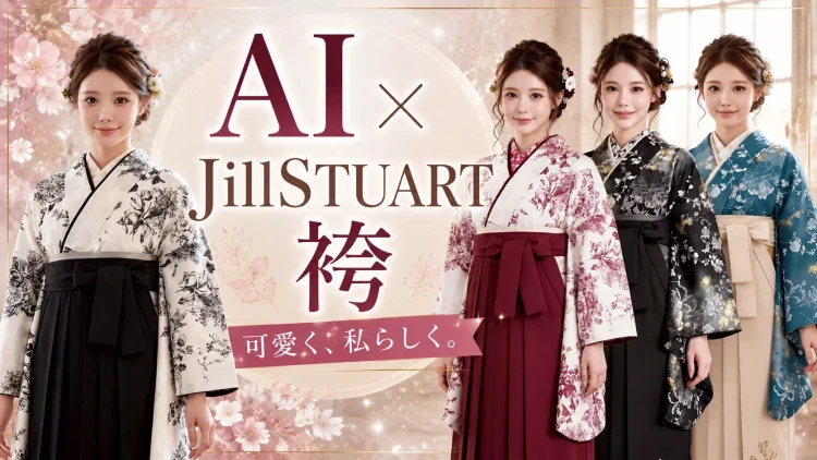 AI×JillSTUART袴💖大人気な可愛すぎるブランド袴をご紹介✨