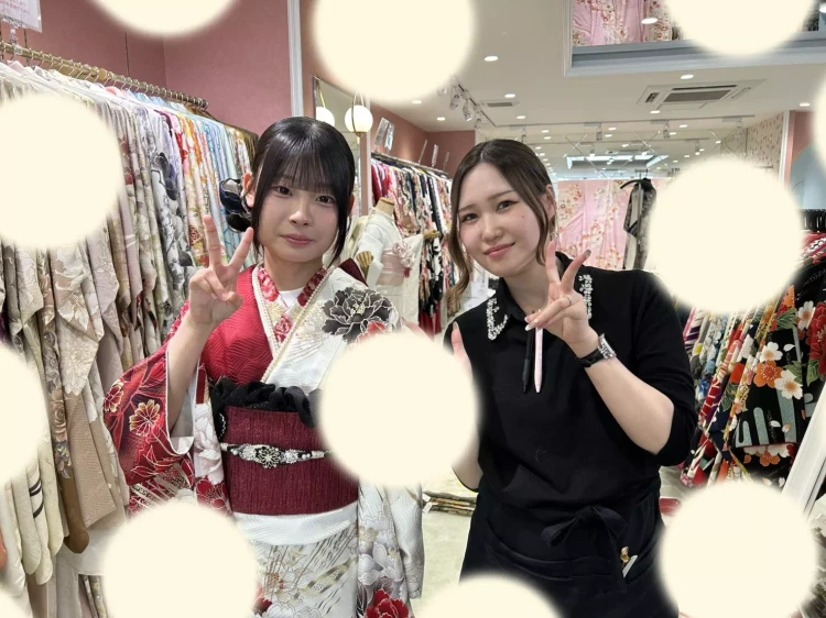 TAKAZEN姫路店　姫路市　成人式　2029年　姫路市　紅白　片身替り　古典柄