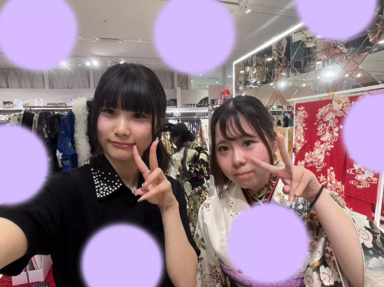 TAKAZEN神戸旧居留地店の桂由美着物コレクションのお振袖のお嬢様