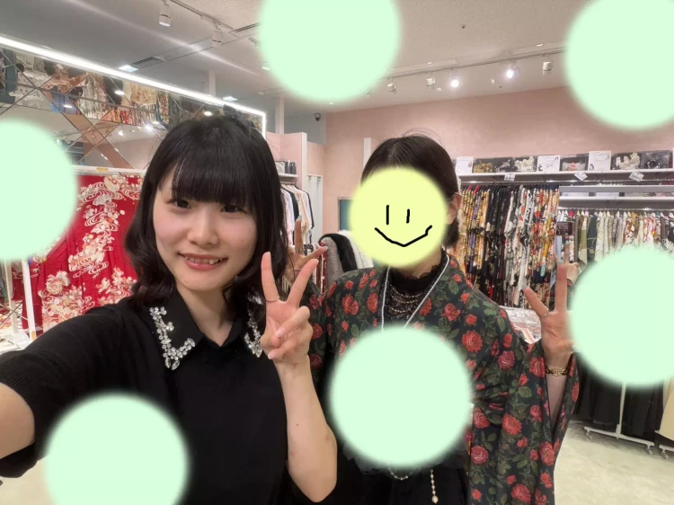 TAKAZEN神戸旧居留地店の新作ヘップバーンシリーズ袴コーデのお嬢様