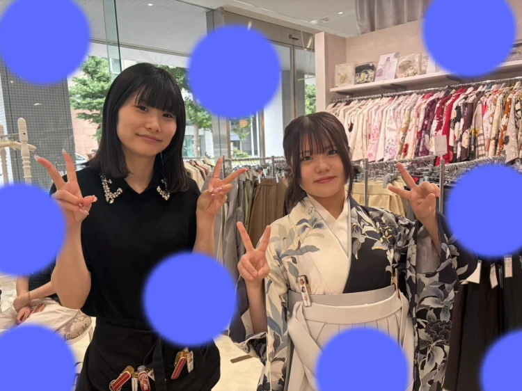 TAKAZEN神戸旧居留地店の2027年卒業式の袴レンタルのお客様紹介