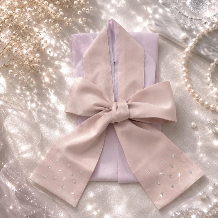 TAKAZEN奈良店のガーリーな半衿
