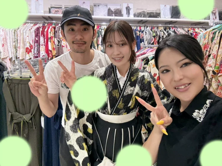 ヒョウ柄個性派袴コーデ姫ちゃんのご紹介