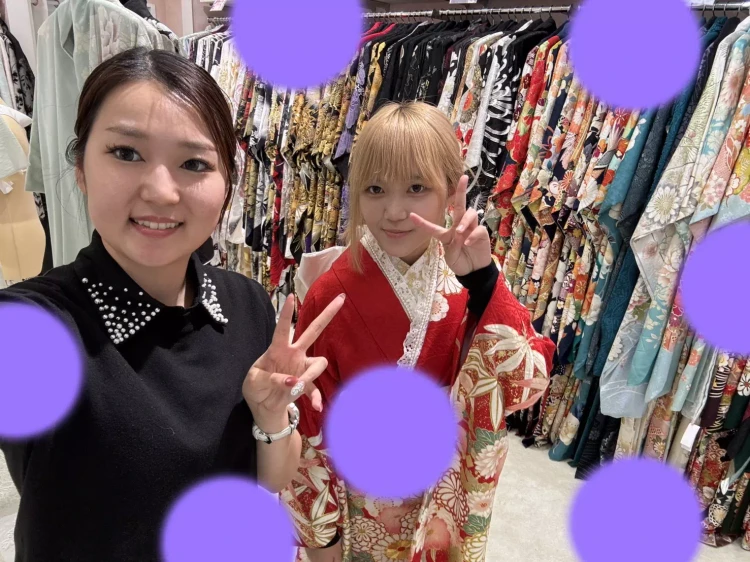 赤地正統派古典お振袖の姫ちゃん