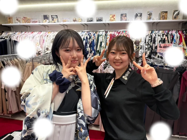 卒業式　TAKAZEN 袴レンタル　古典柄