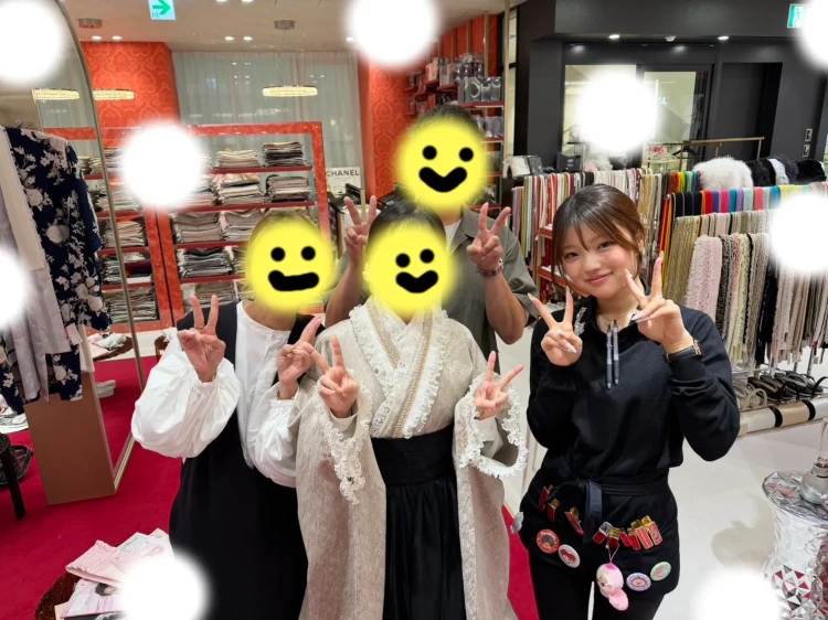 くすみ　卒業式　TAKAZEN 袴レンタル