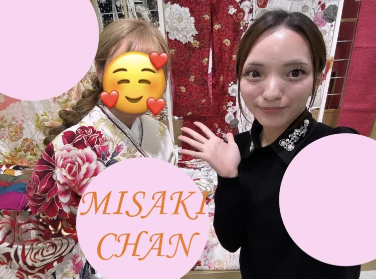 2028年成人でキラキラのモードのお振袖を探して来店くださった成人姫ちゃん