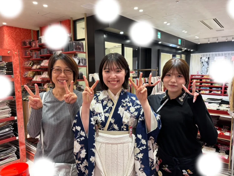 古典柄　卒業式　TAKAZEN 袴レンタル