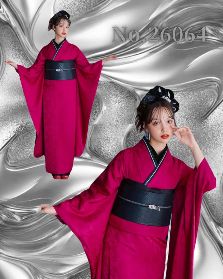TAKAZEN東京表参道店Flagshipでモードスタイル好きさんに向けたヴィンテージ振袖のご紹介。ピンク無地の振袖