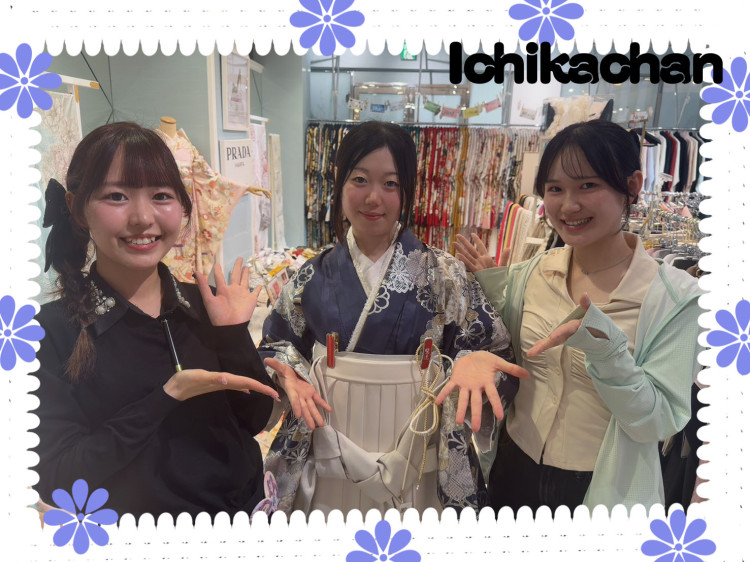 ♡2027年卒業!青色袴のかわいいご来店姫ちゃんご紹介♡